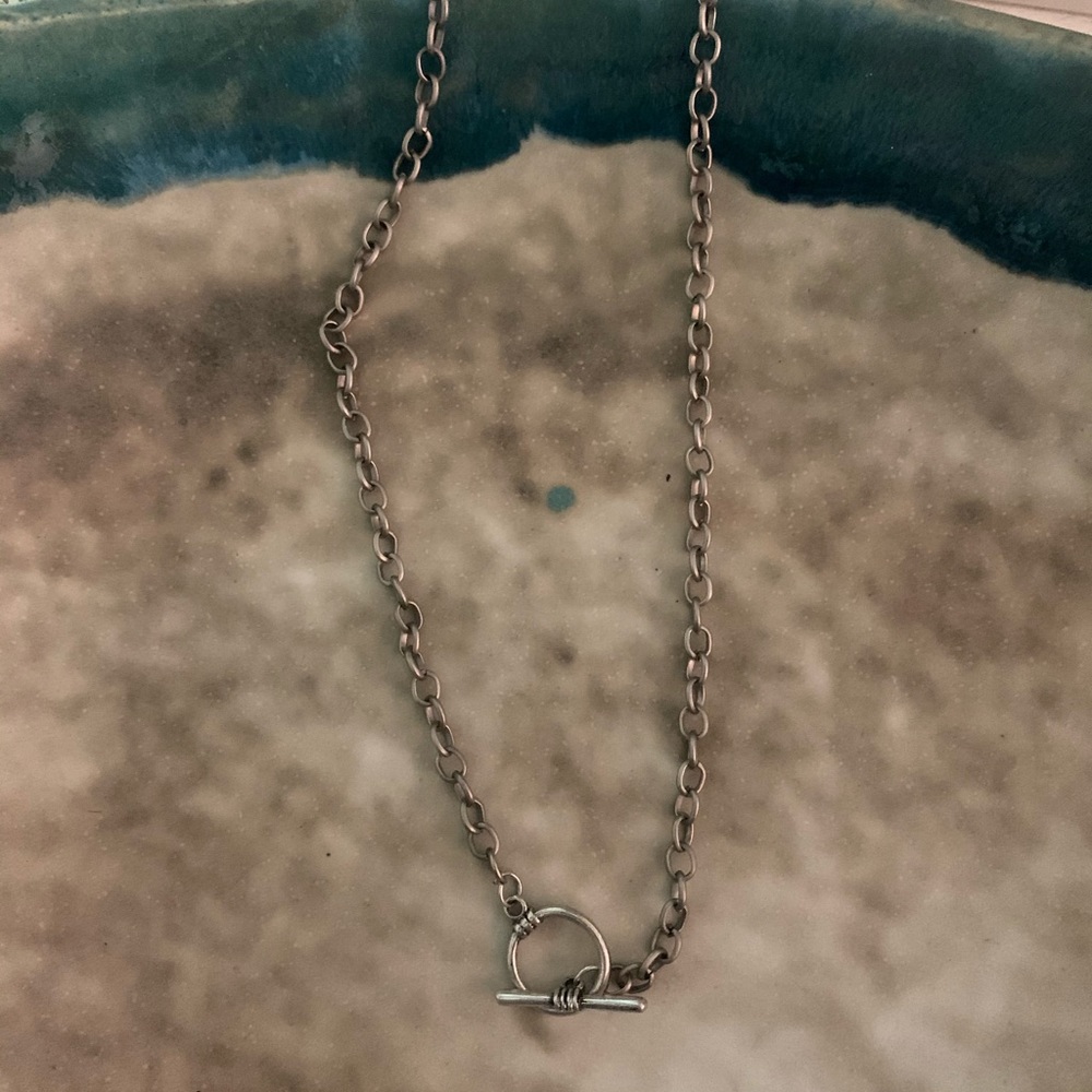 toggle chain link necklace
